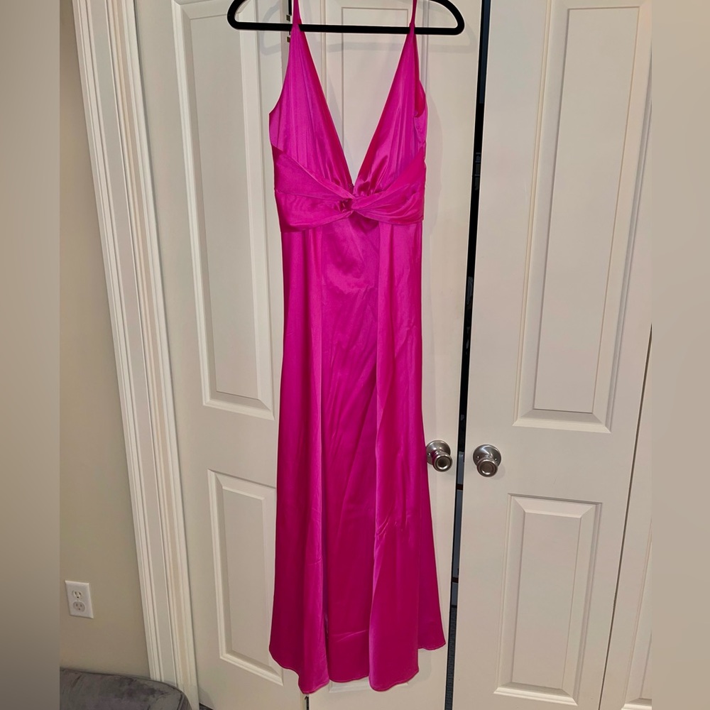 Pink maxi dress